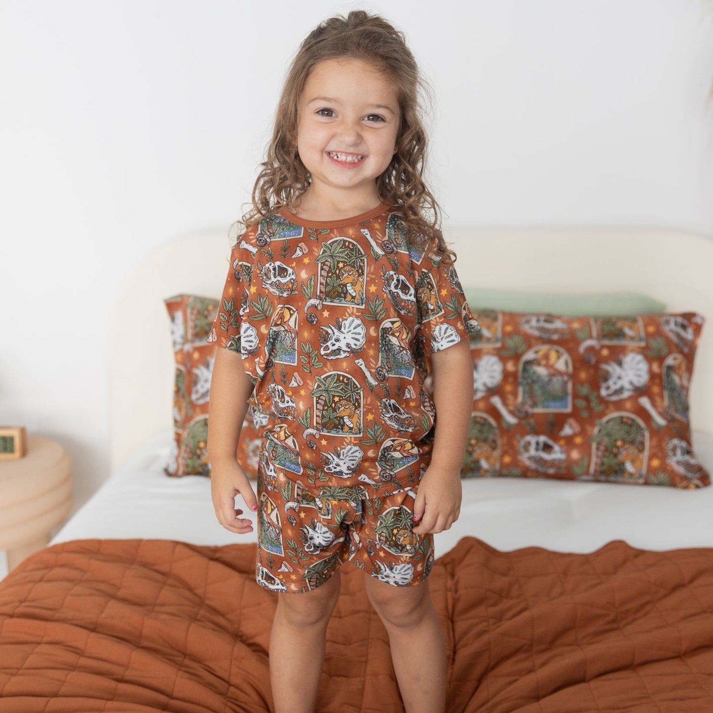 Paleo Nights 2pc Short Sleeve Lounge Set
