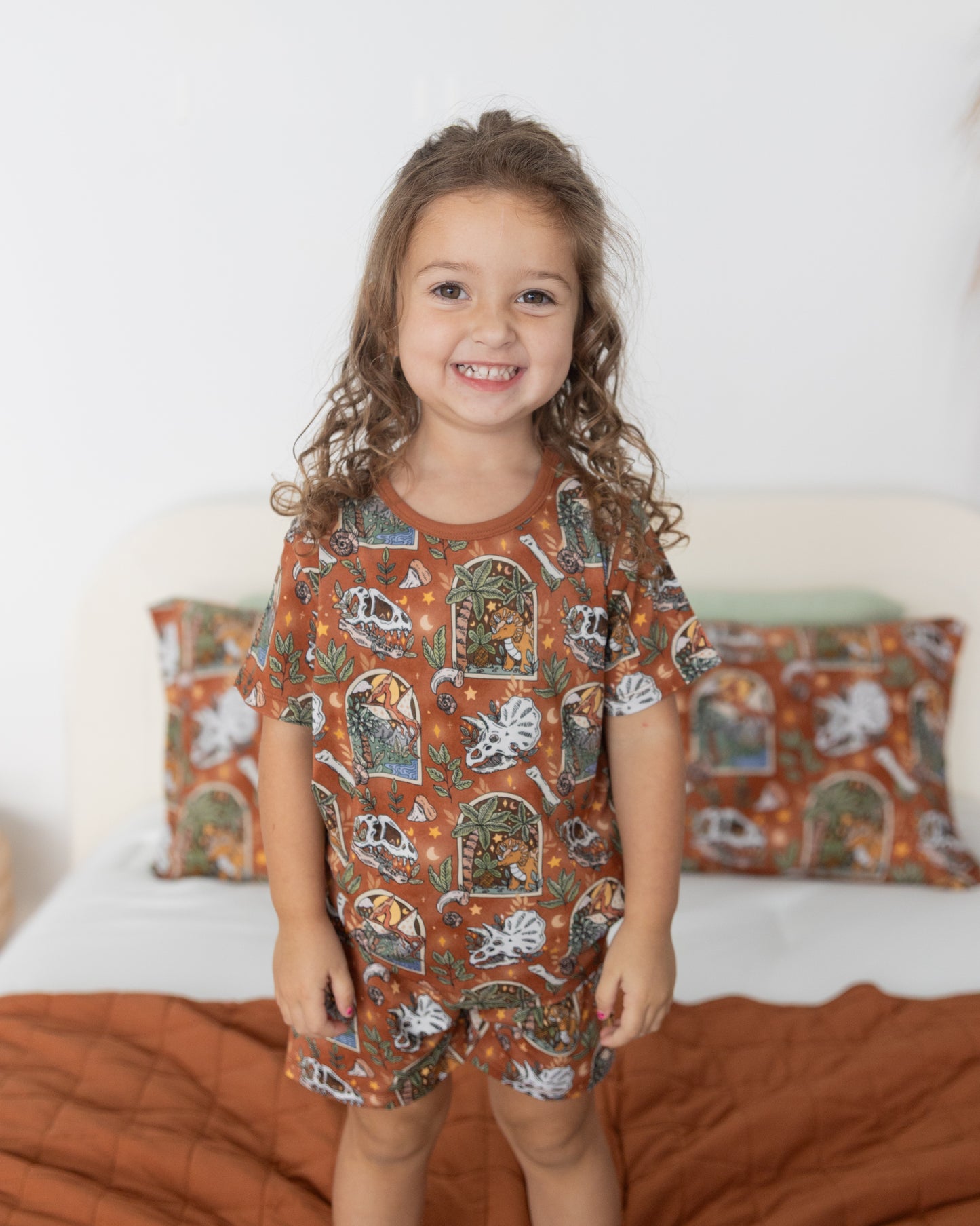 Paleo Nights 2pc Short Sleeve Lounge Set