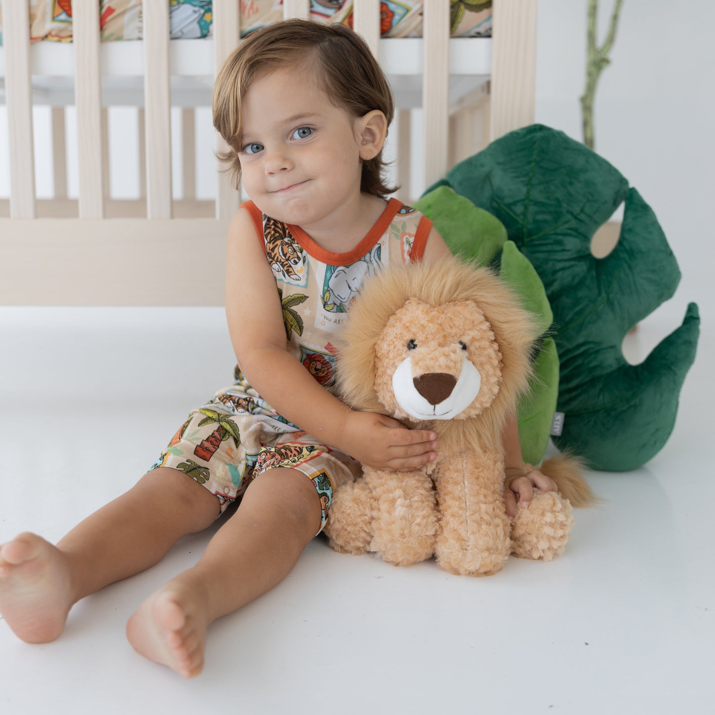 Safari Stamps Sleeveless Shortie