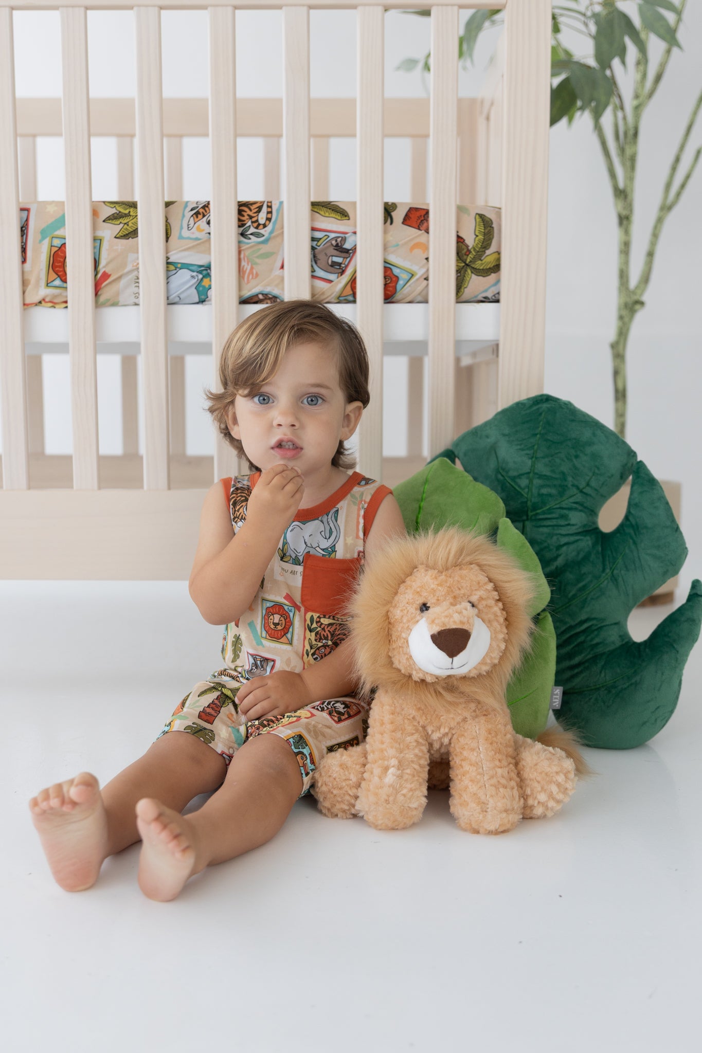 Safari Stamps Sleeveless Shortie