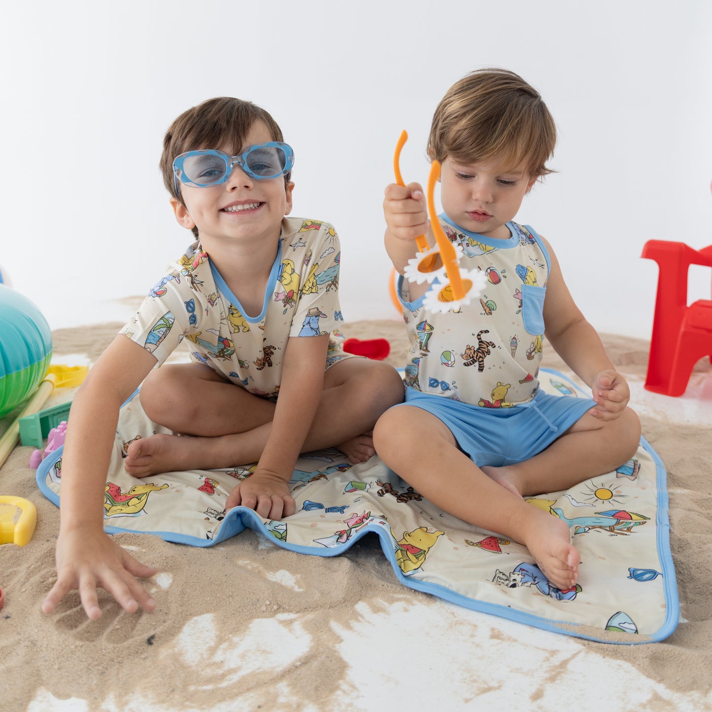 Beach Day 2pc Short Sleeve Lounge Set