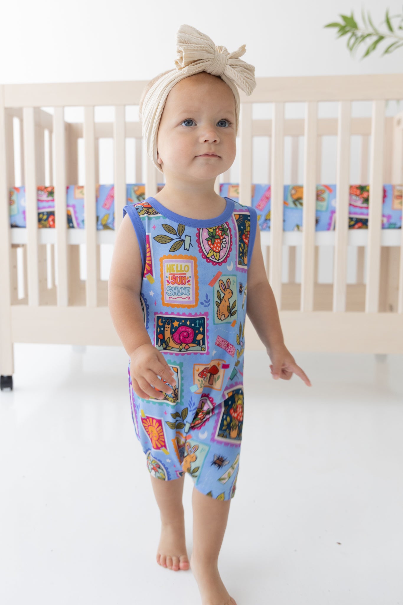 Summer Stamps Sleeveless Shortie