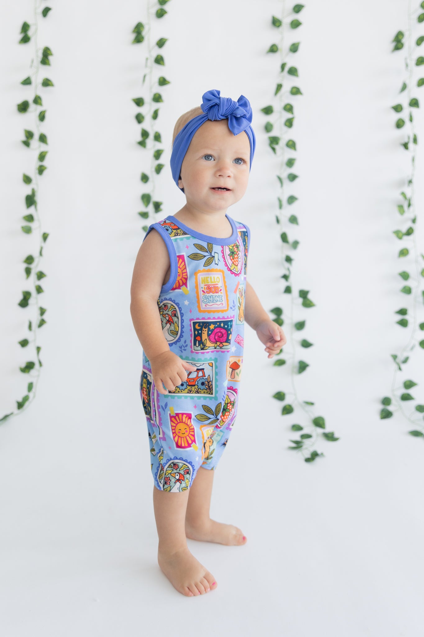 Summer Stamps Sleeveless Shortie