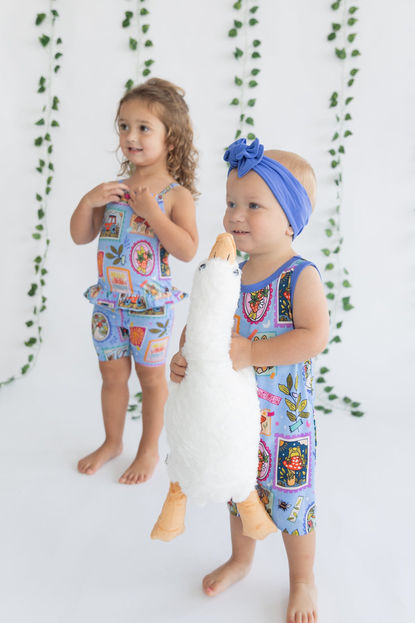 Summer Stamps Sleeveless Shortie