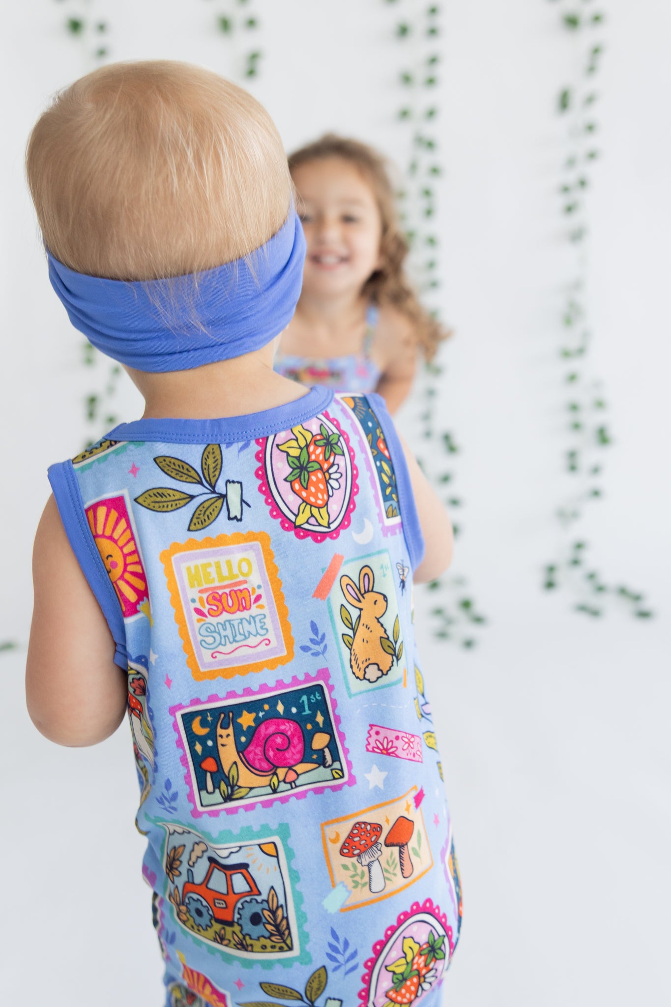 Summer Stamps Sleeveless Shortie
