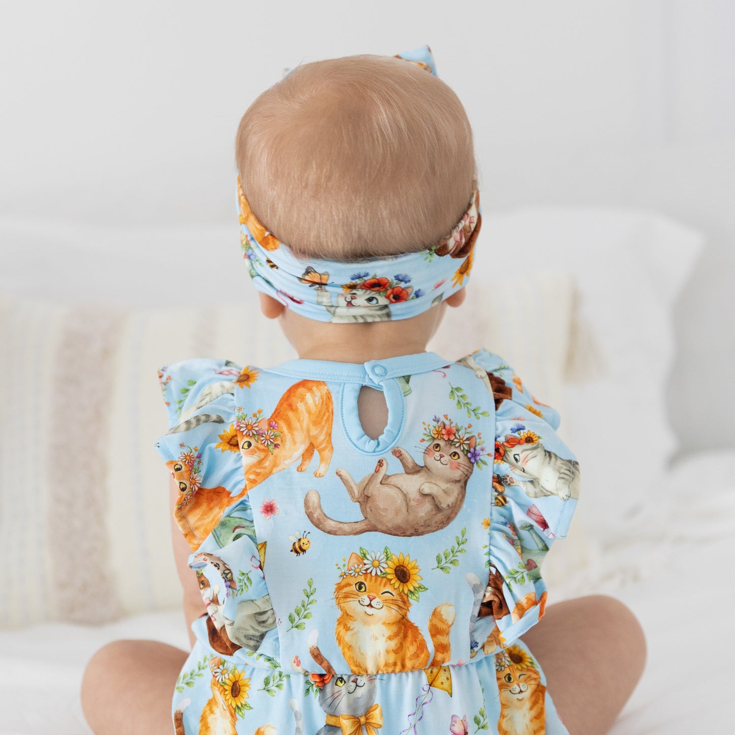 Whiskers & Wildflowers Bubble Romper