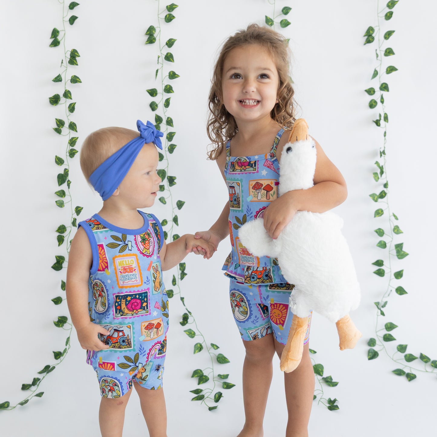 Summer Stamps Flutter Tank + Biker Set