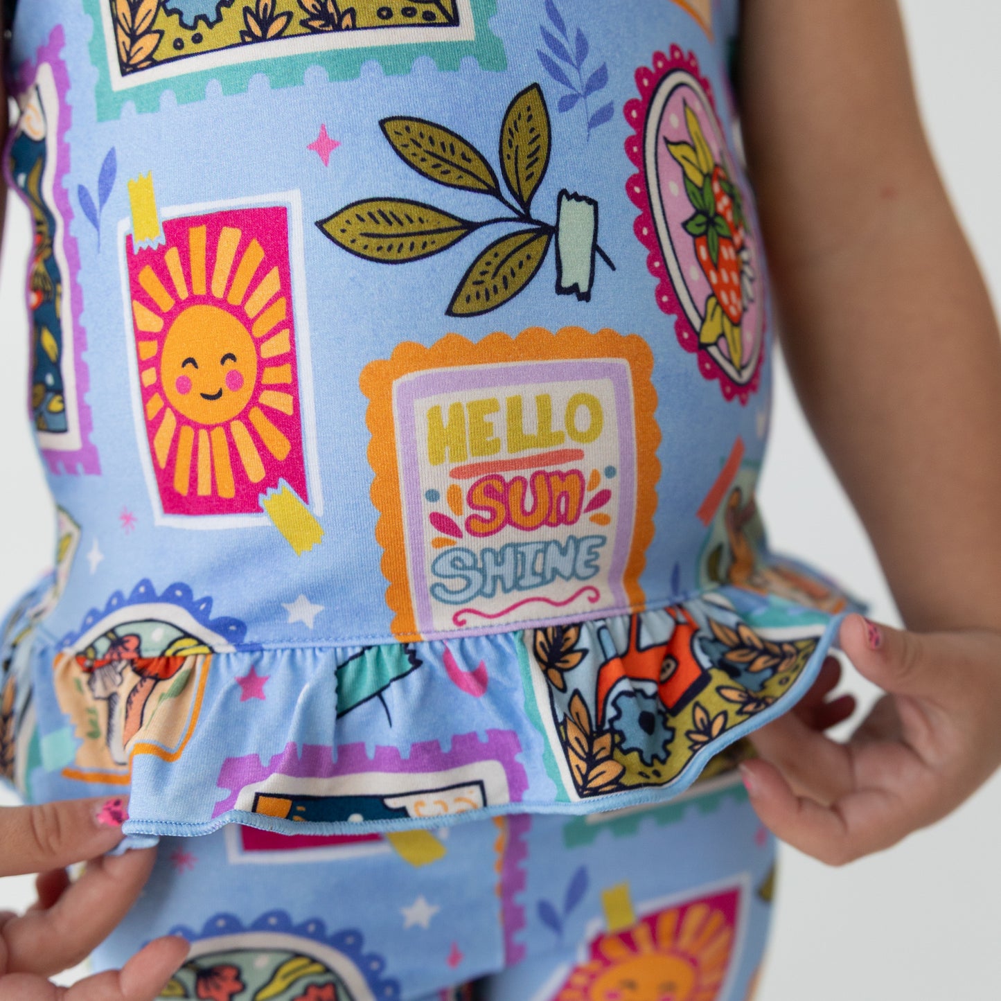 Summer Stamps Flutter Tank + Biker Set