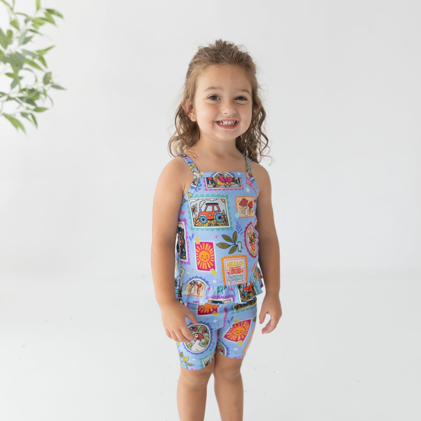 Summer Stamps Flutter Tank + Biker Set