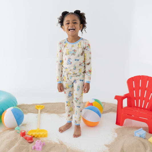 Beach Day 2pc Long Sleeve Pajamas