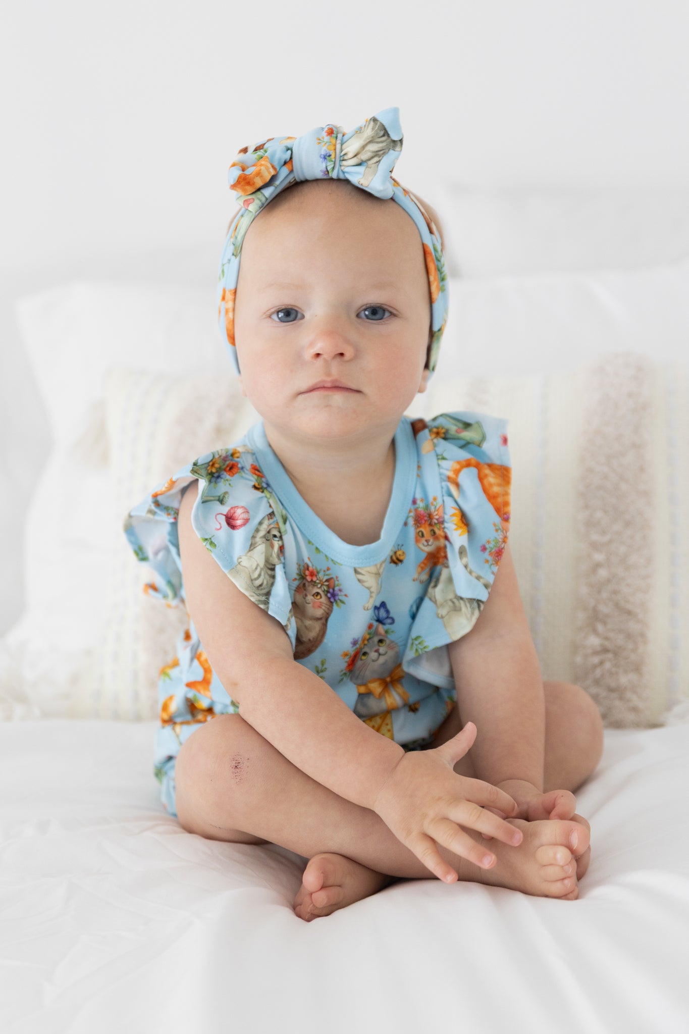 Whiskers & Wildflowers Bubble Romper