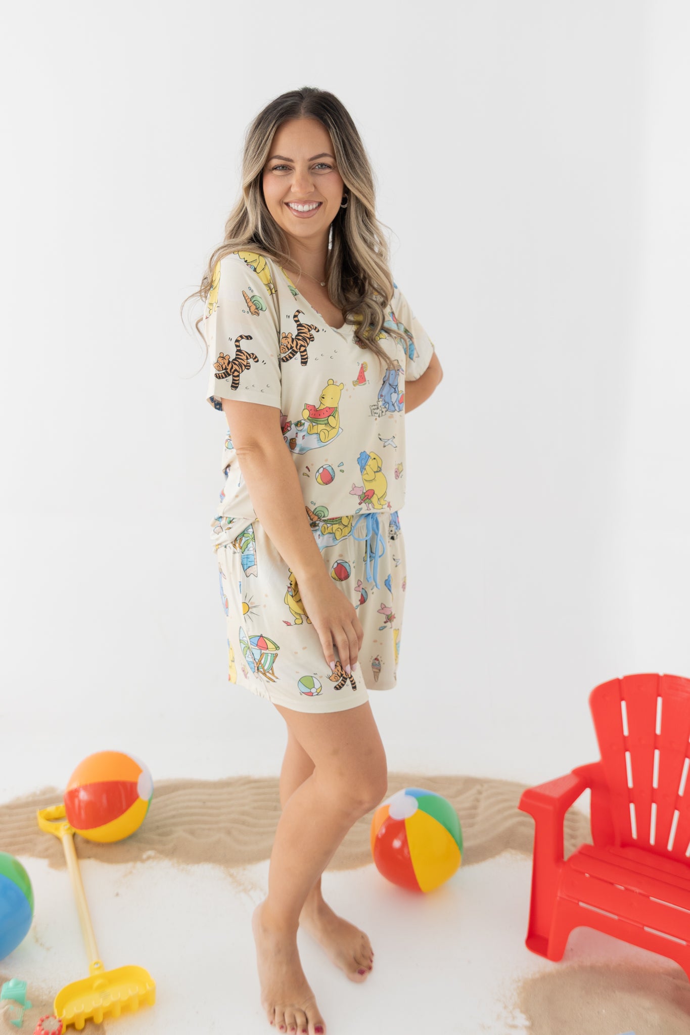 Beach Day Women's 2pc Short Pajamas