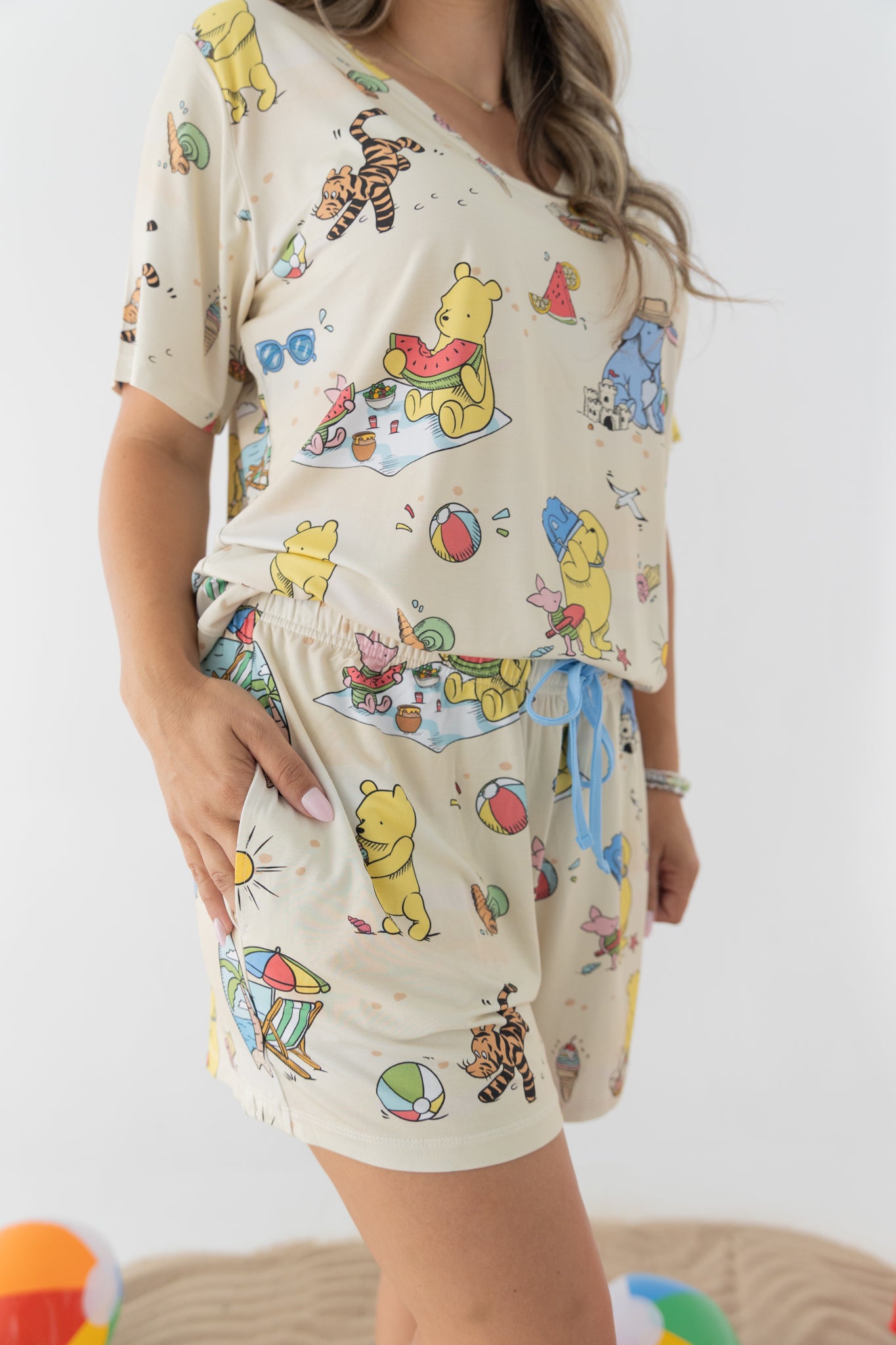 Beach Day Women's 2pc Short Pajamas