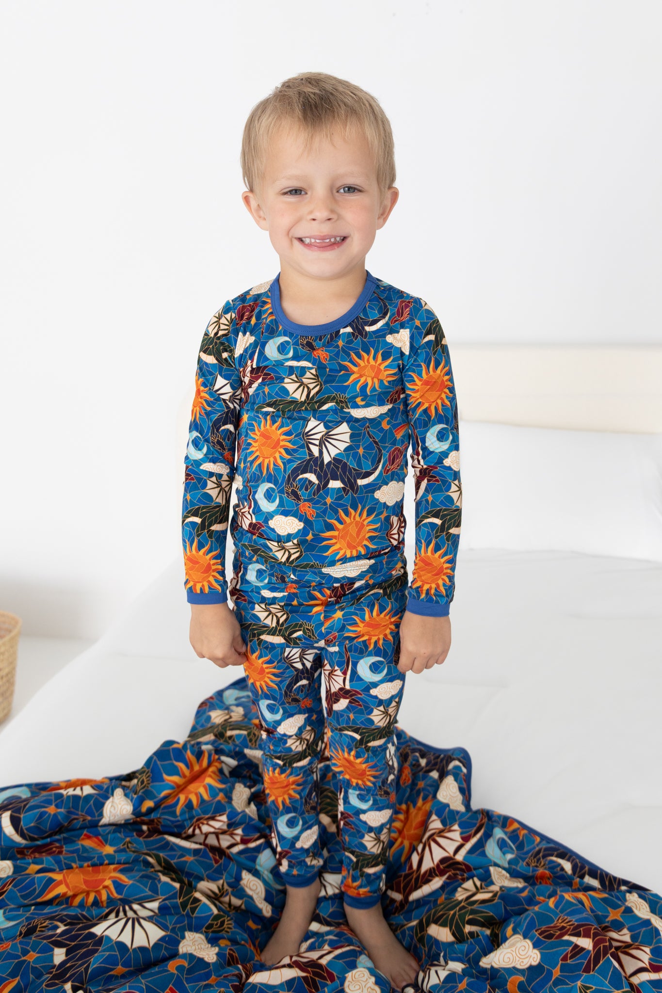 Sunfire Dragons 2pc Long Sleeve Pajamas