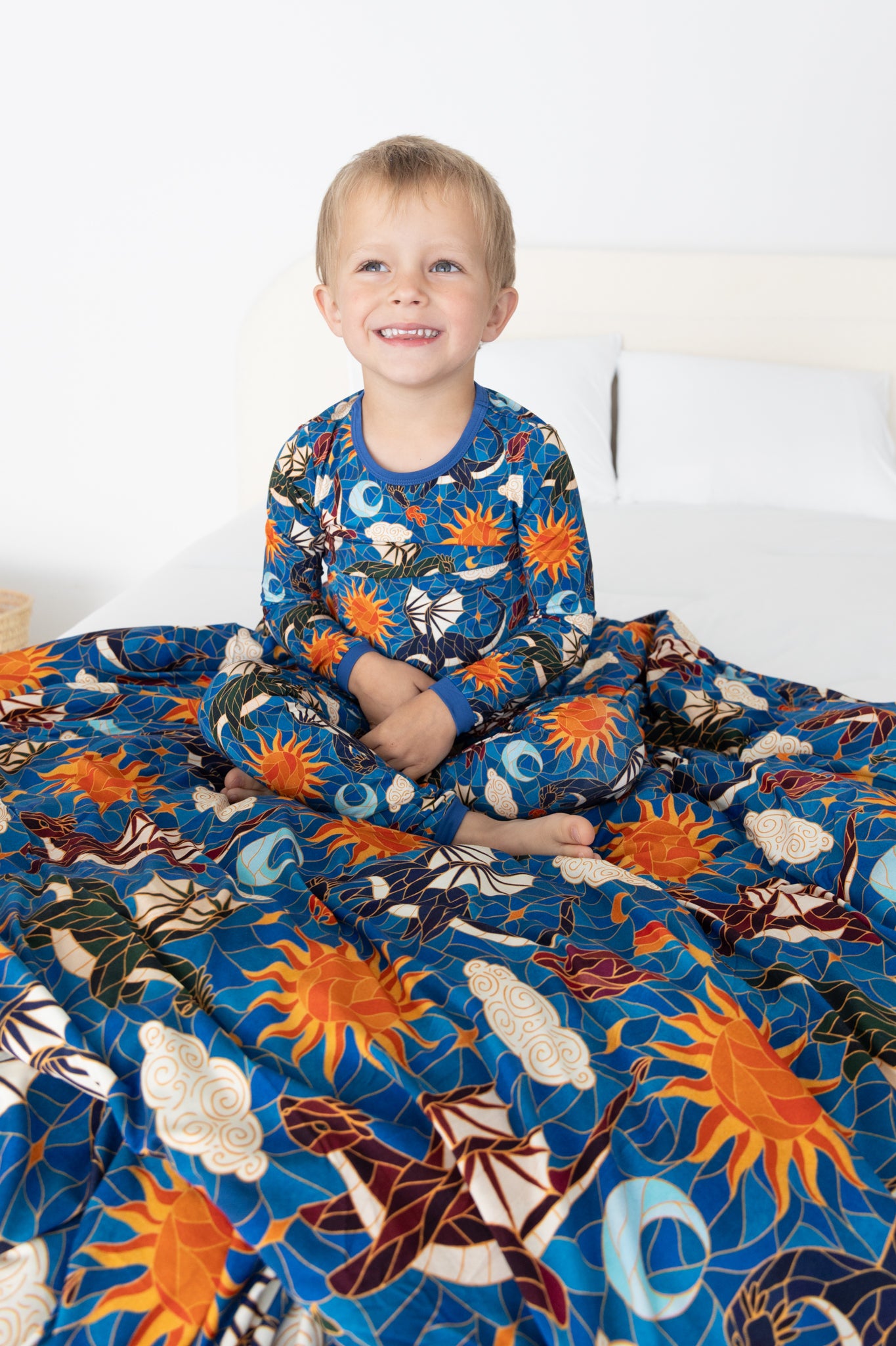 Sunfire Dragons 2pc Long Sleeve Pajamas