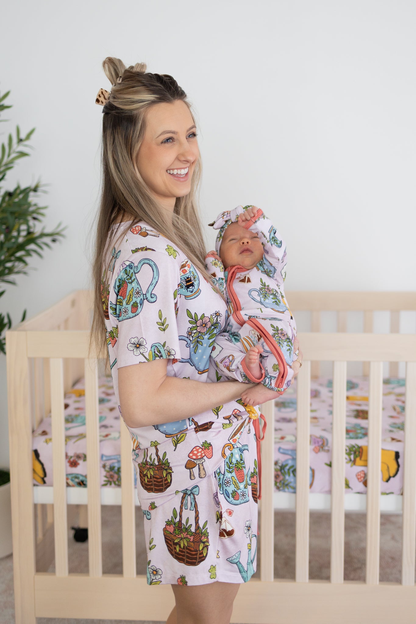 Bloom & Brew Women's 2pc Short Pajamas