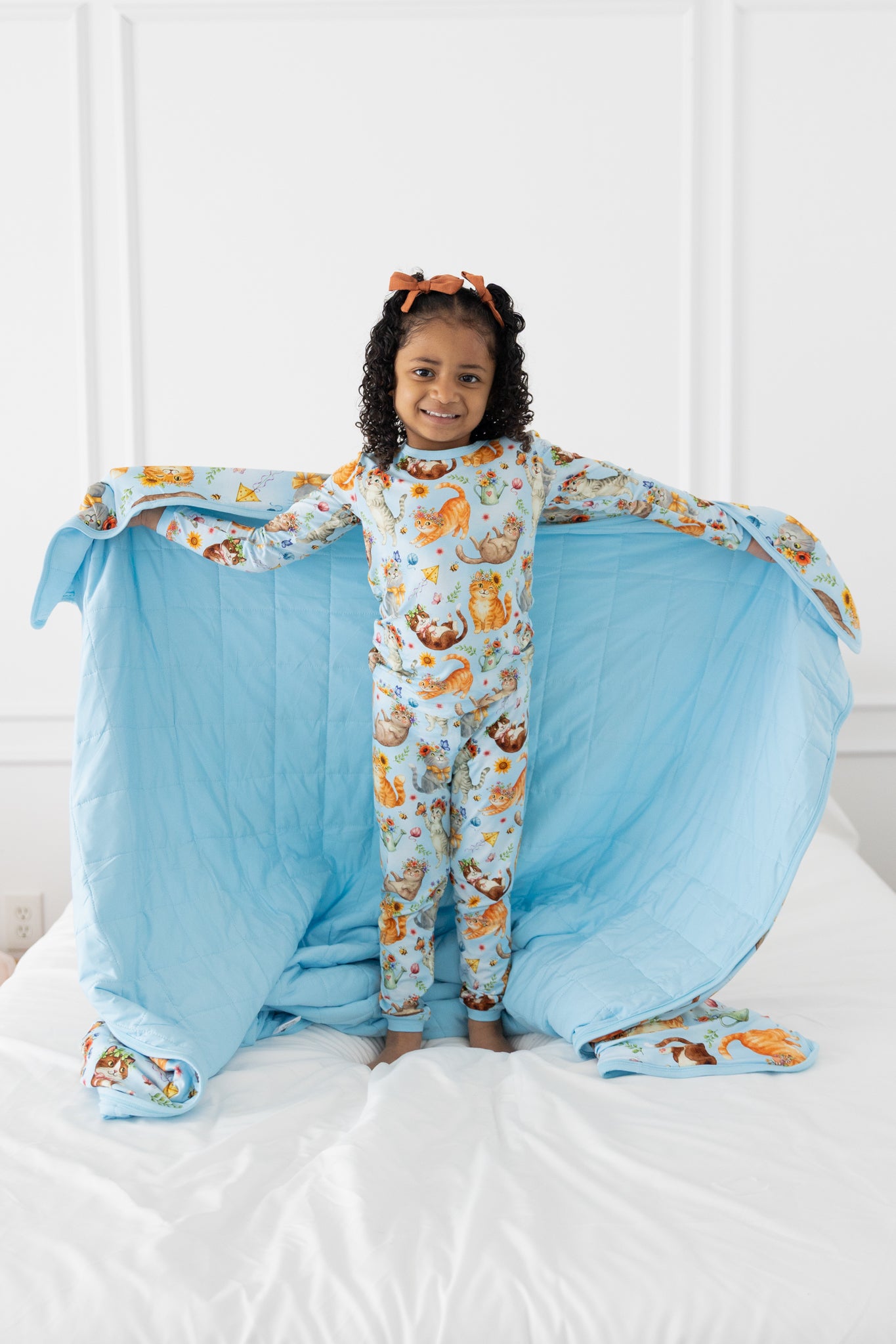 Whiskers & WIldflowers 2pc Long Sleeve Pajamas