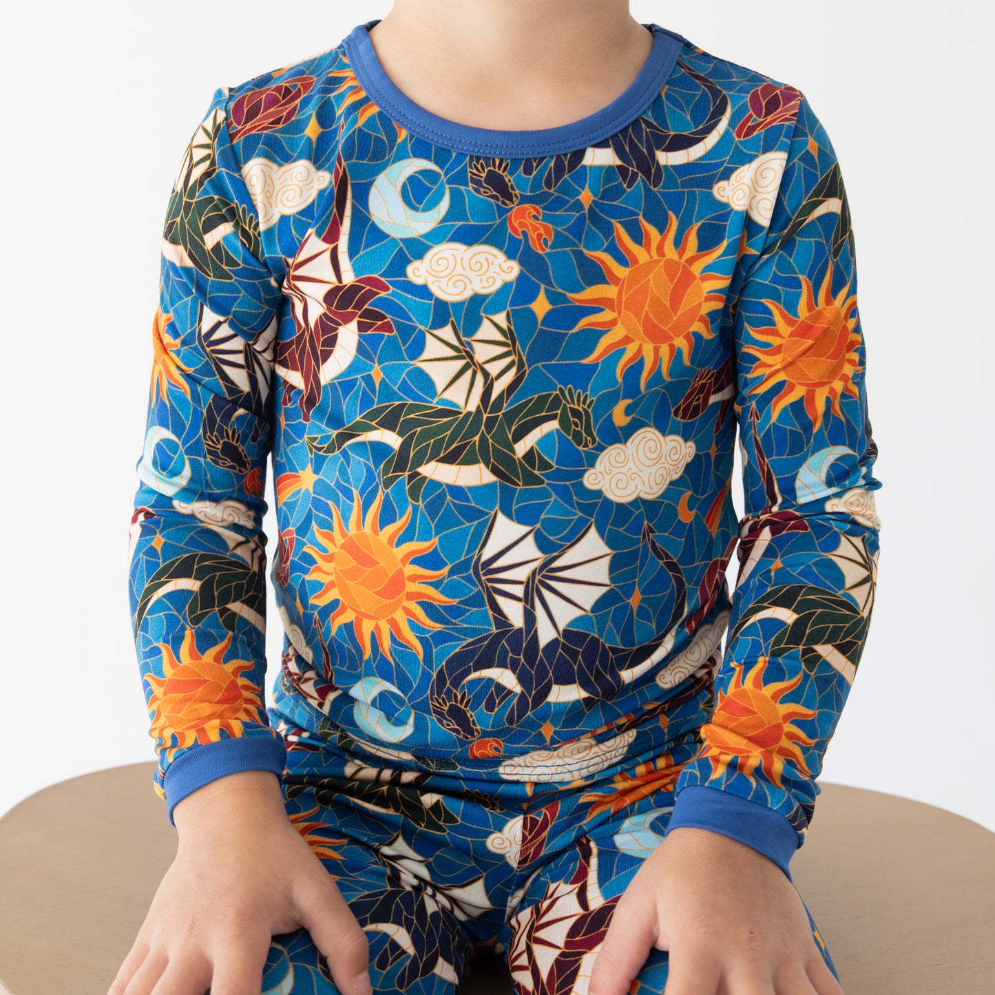 Sunfire Dragons 2pc Long Sleeve Pajamas