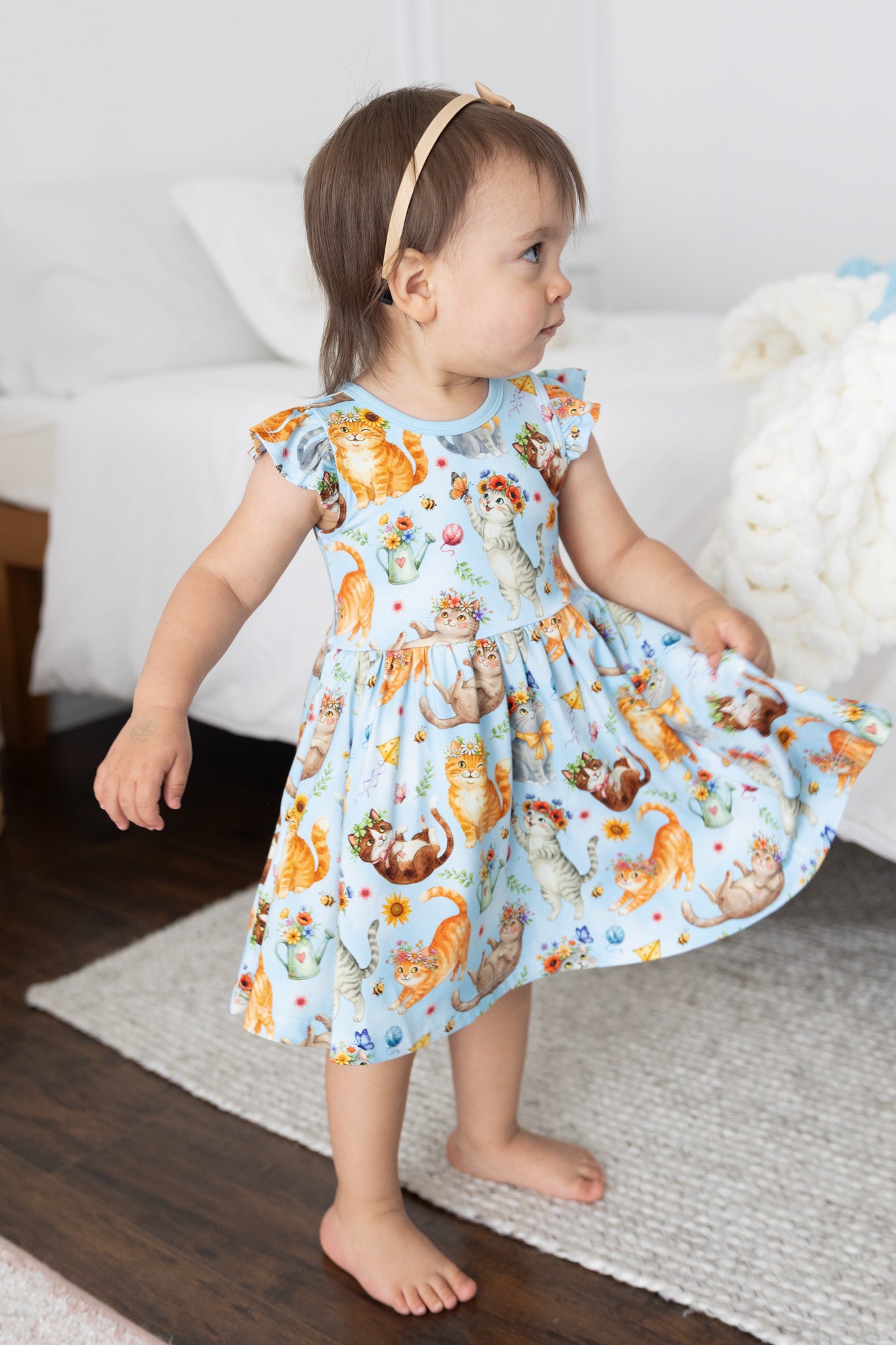 Whiskers & WIldflowers Twirl Dress w/ shorts