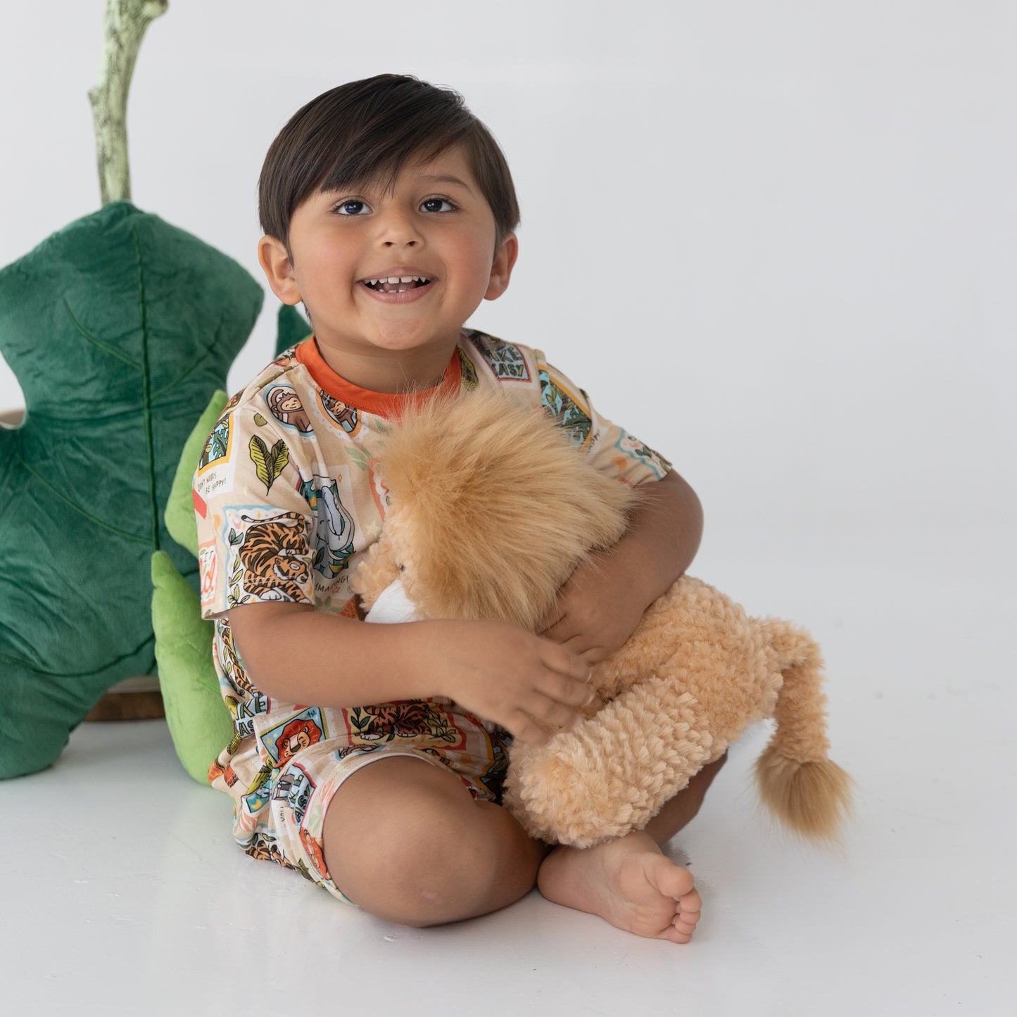 Safari Stamps Daywear Short Set