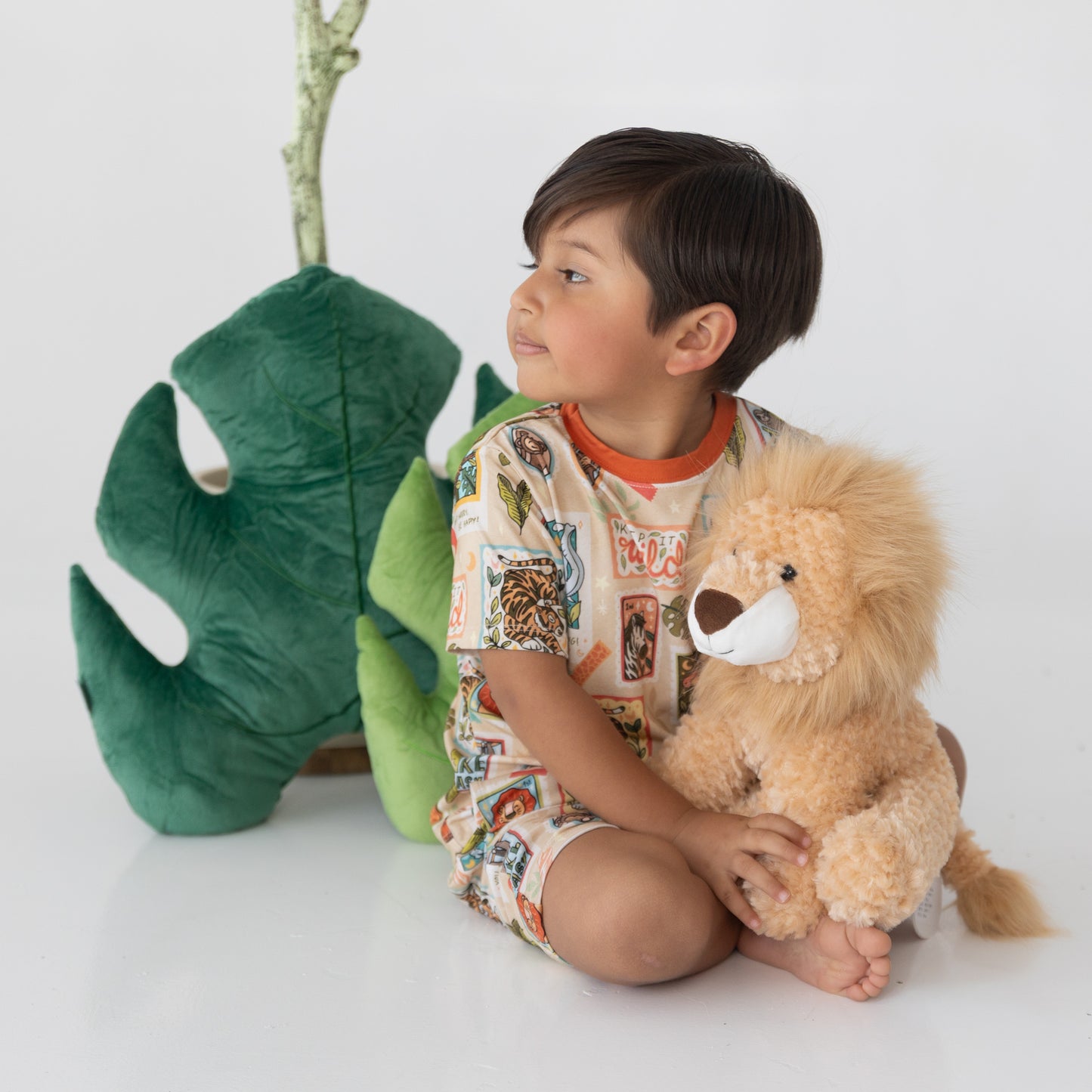 Safari Stamps Daywear Short Set