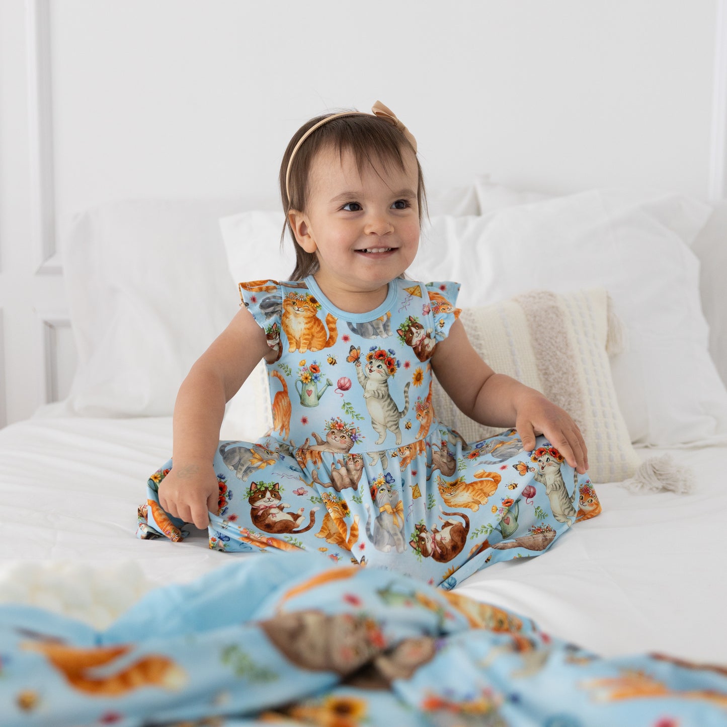 Whiskers & WIldflowers Twirl Dress w/ shorts