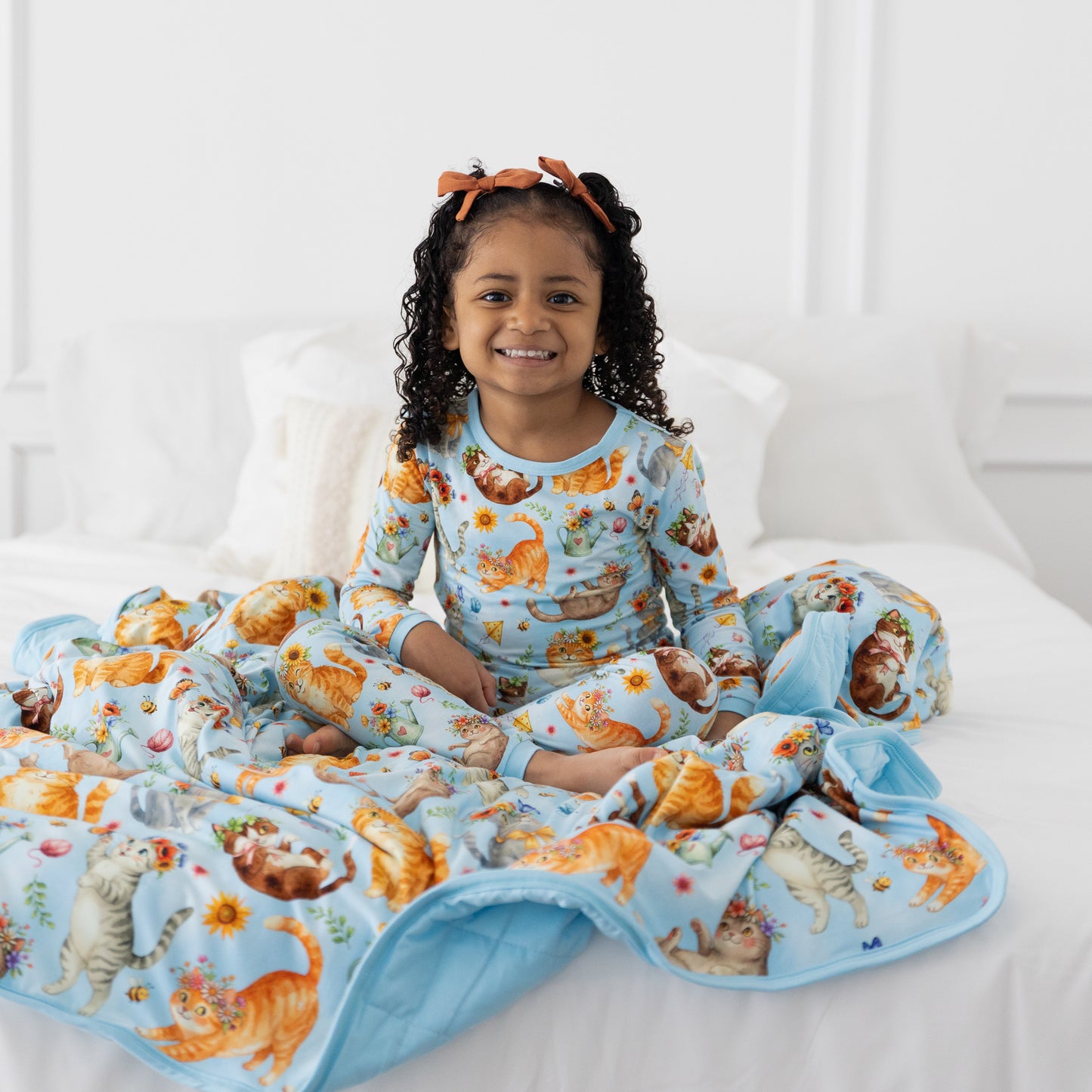 Whiskers & WIldflowers 2pc Long Sleeve Pajamas