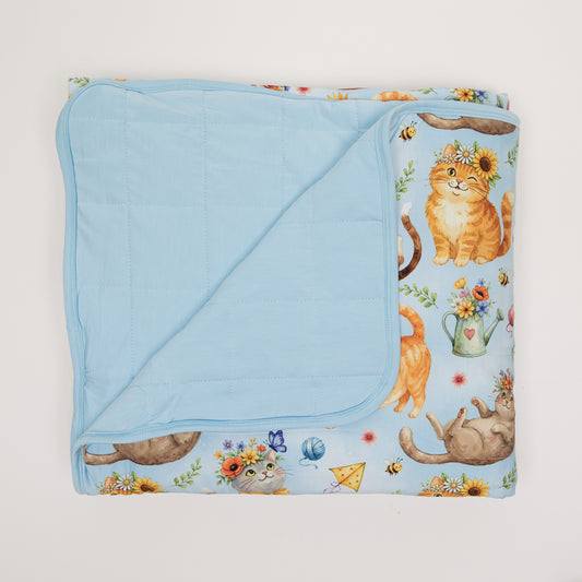 Whiskers & Wildflowers Snuggle Blanket