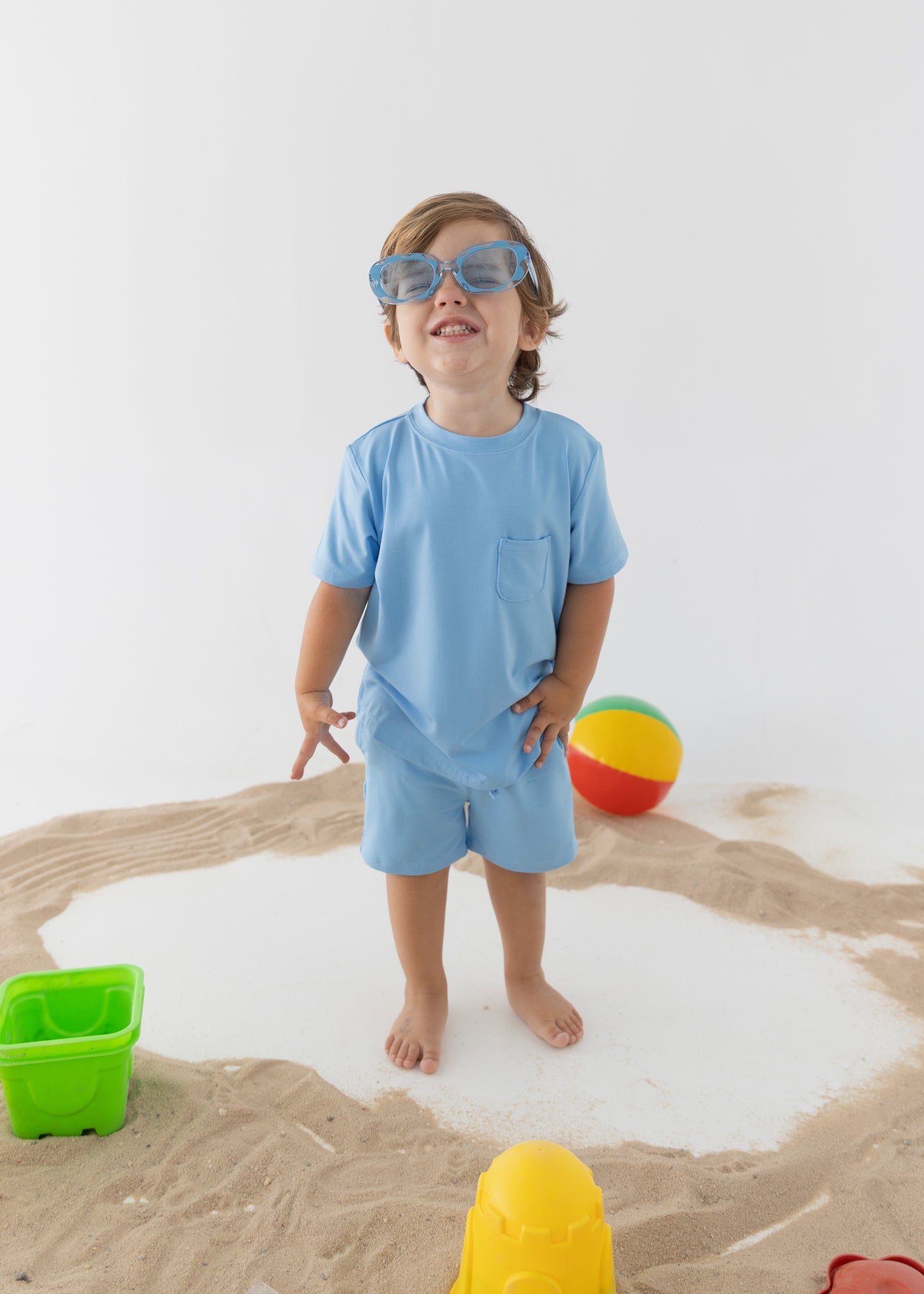 Beach Day Ocean Daywear Pocket Tee