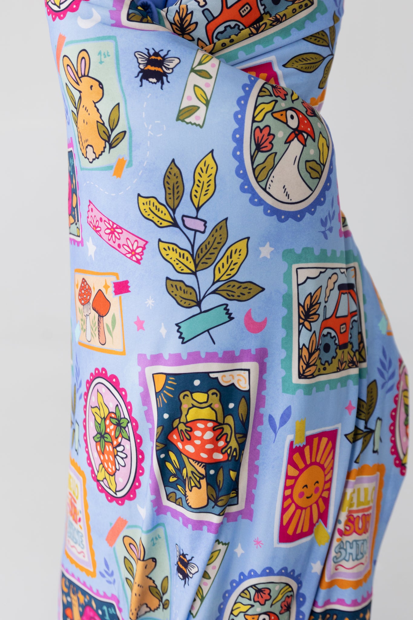 Summer Stamps Snuggle Blanket