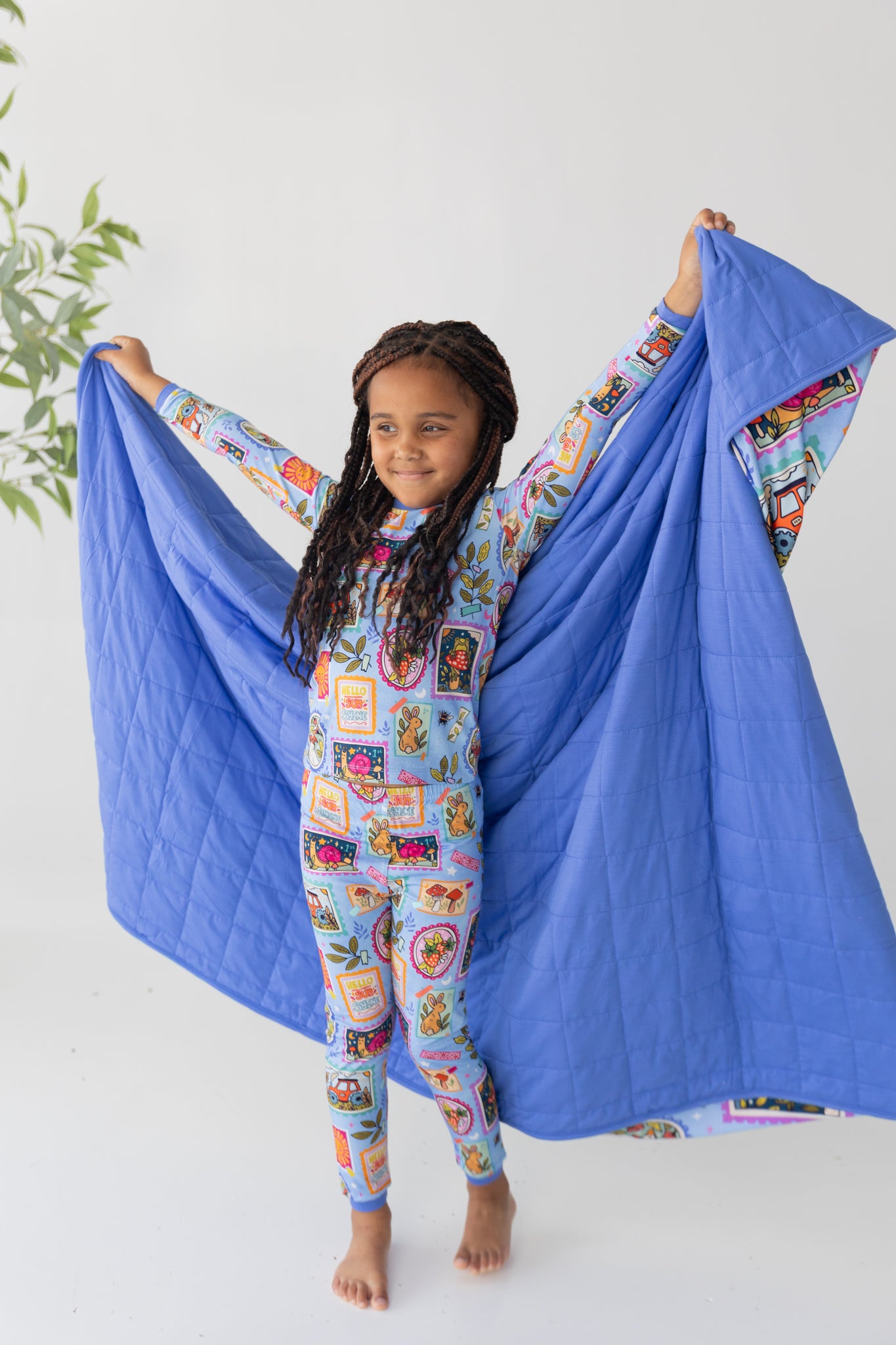 Summer Stamps Snuggle Blanket