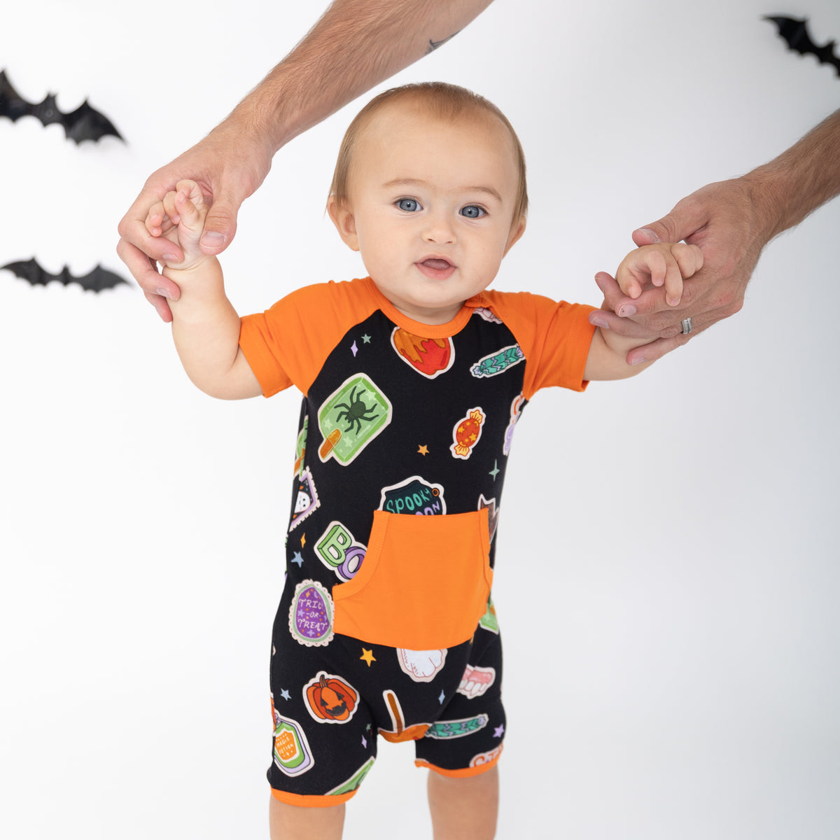 Spooky Icons Shortie Romper