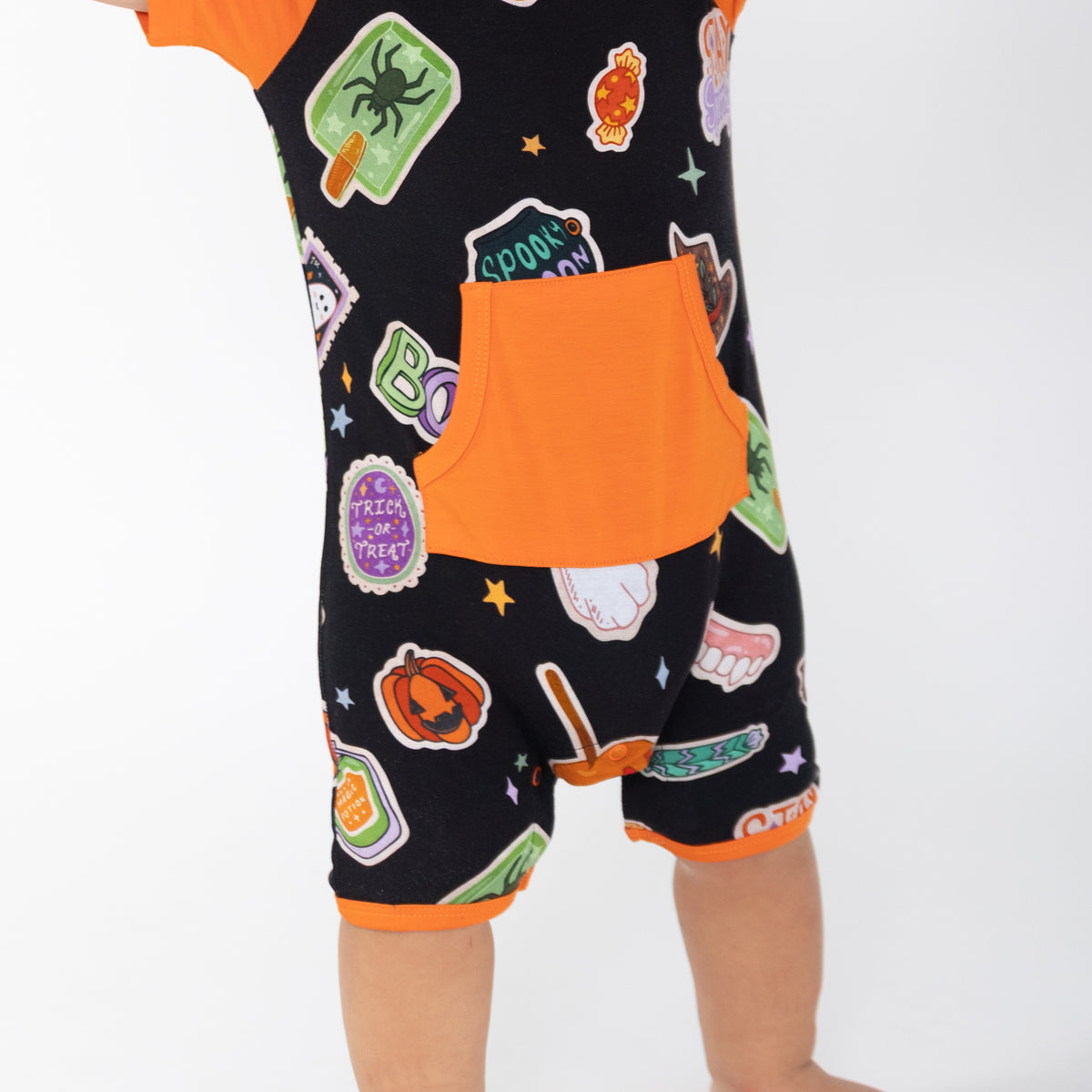 Spooky Icons Shortie Romper