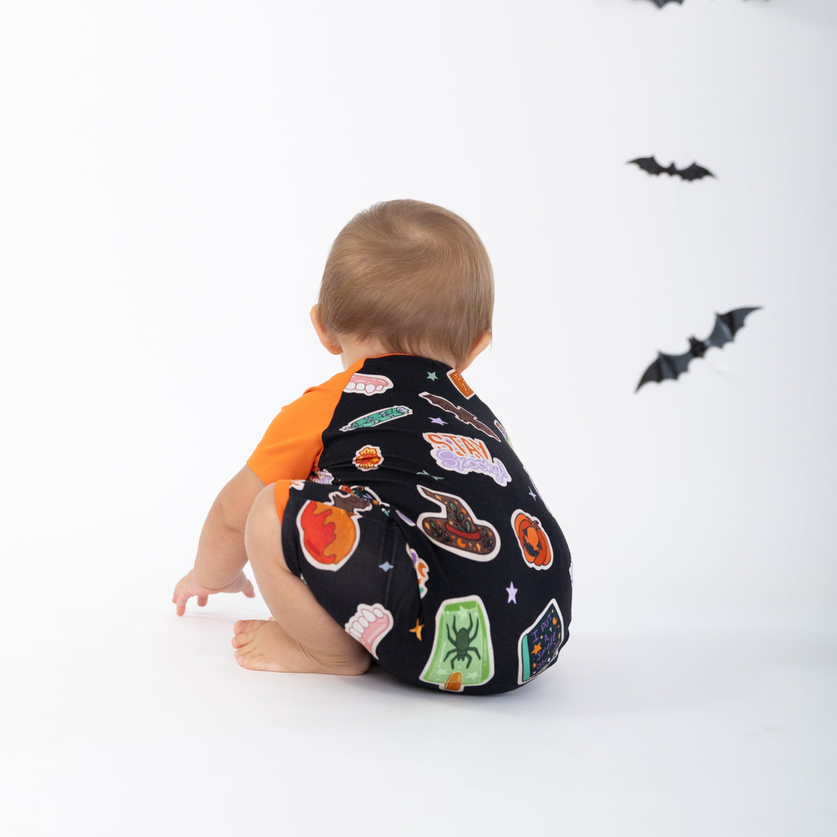 Spooky Icons Shortie Romper