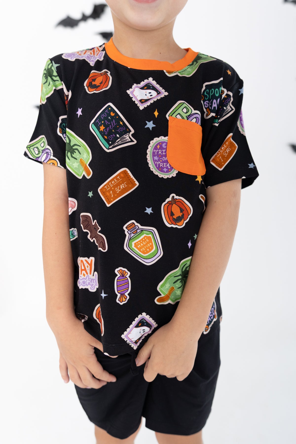 Spooky Icons Daywear Pocket Tee