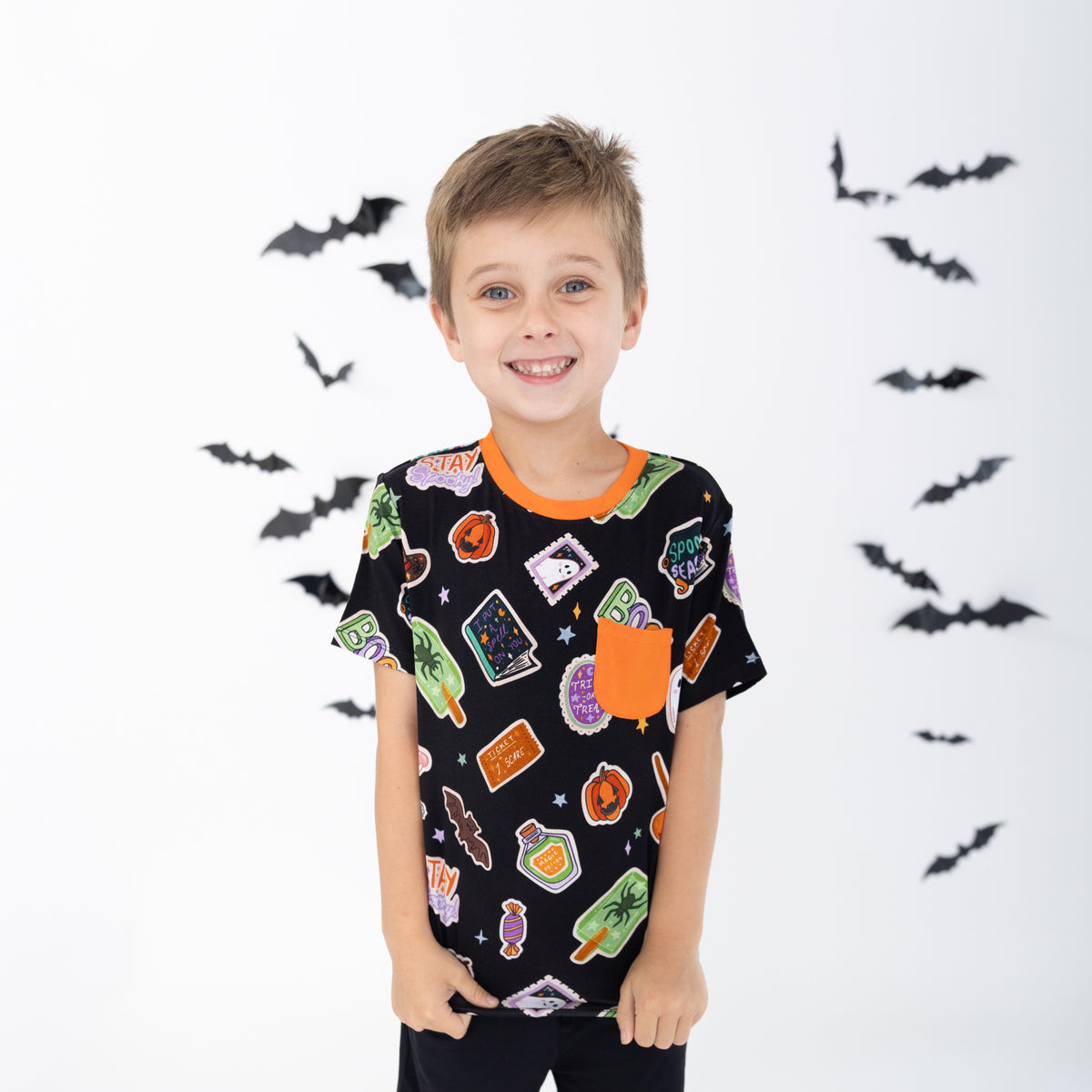 Spooky Icons Daywear Pocket Tee