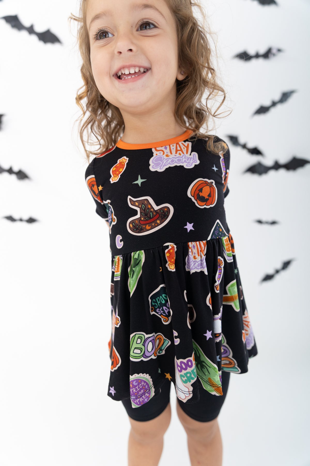 Spooky Icons Peplum Top