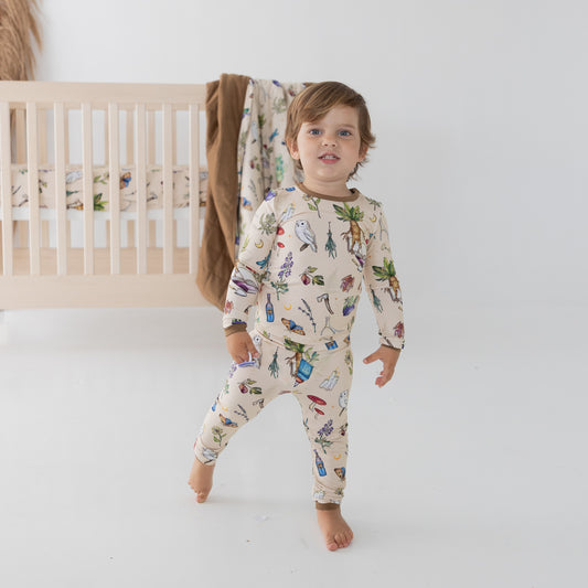 Magic Herbs 2pc Long Sleeve Pajamas