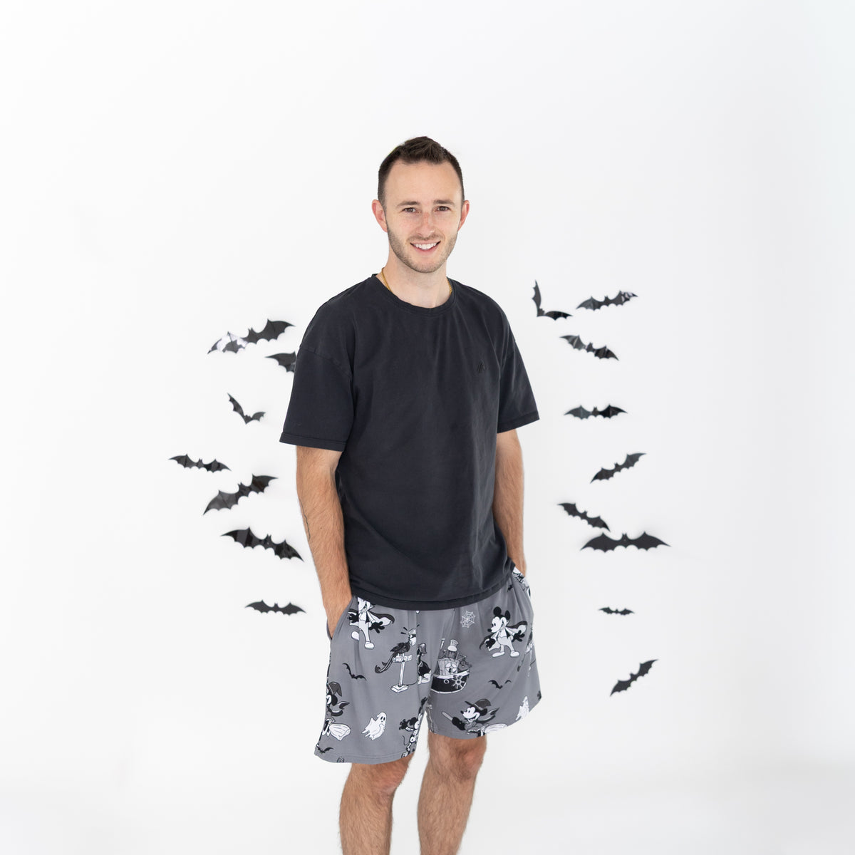 Haunted Steamboat Adult Lounge Shorts