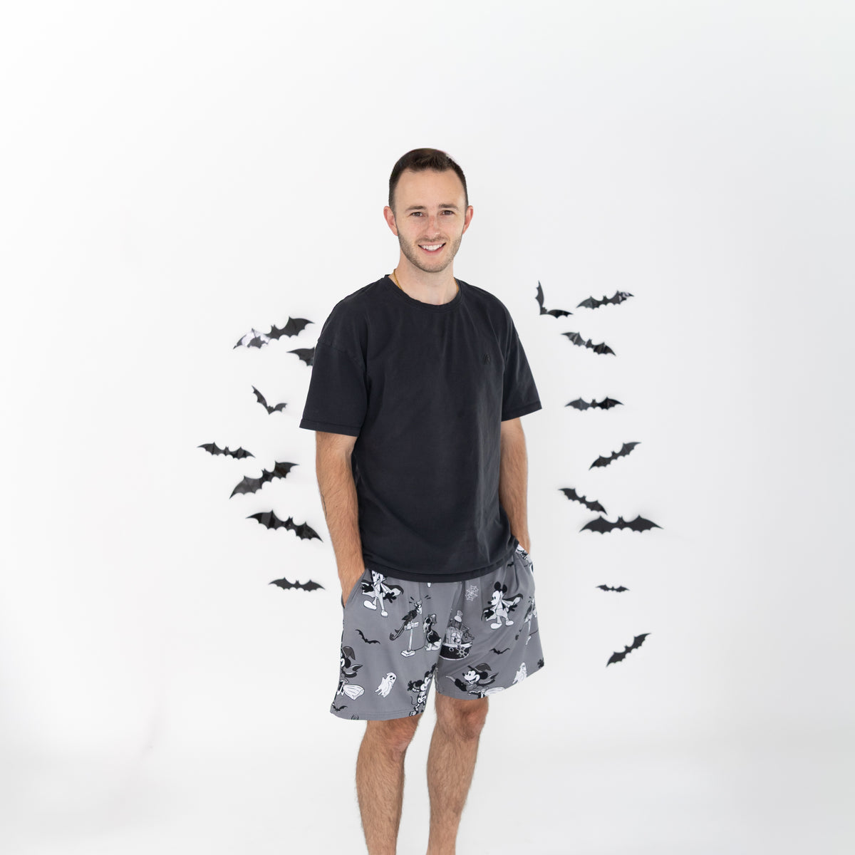 Haunted Steamboat Adult Lounge Shorts