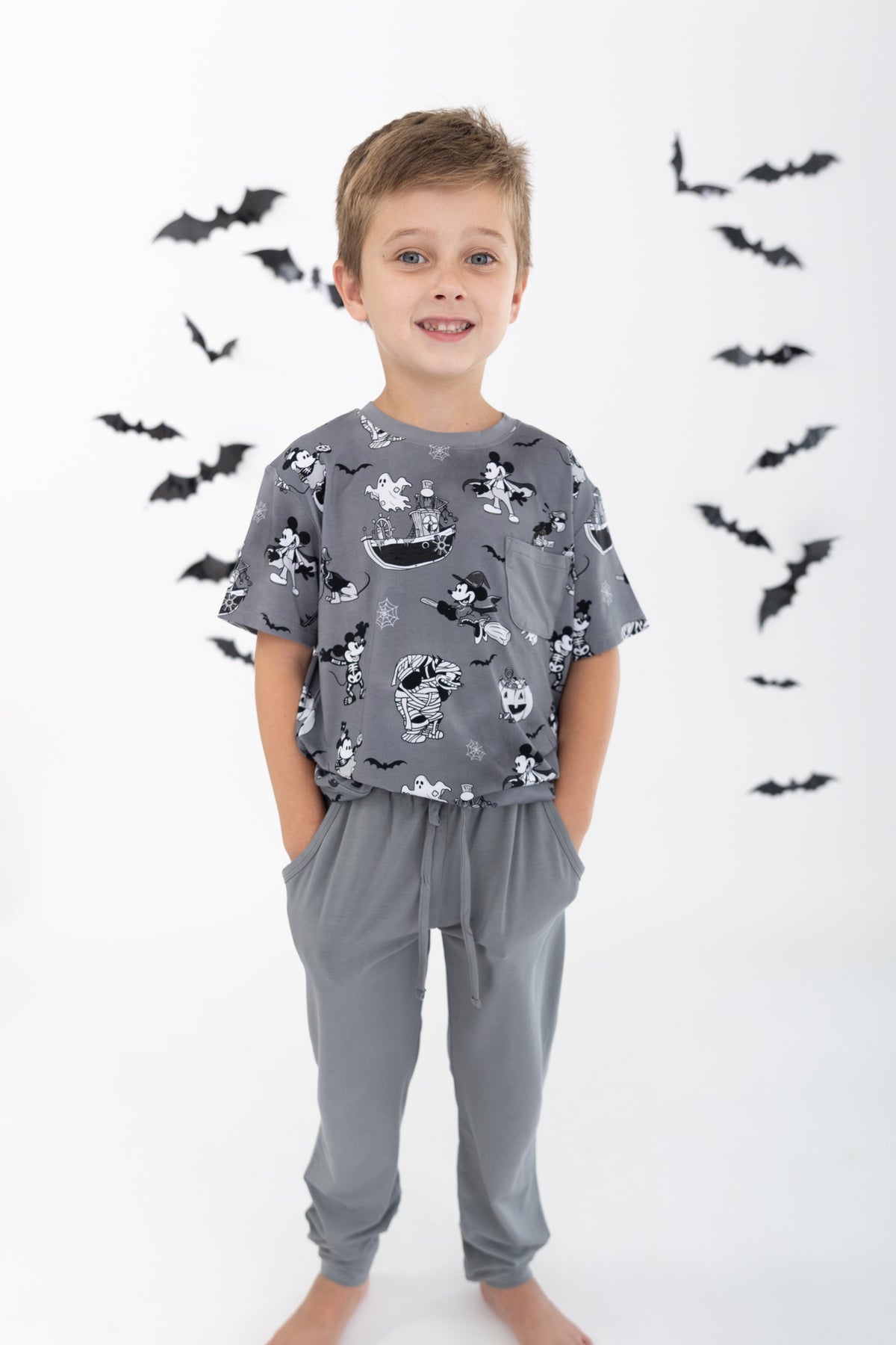 Haunted Steamboat Short Sleeve Jogger Set