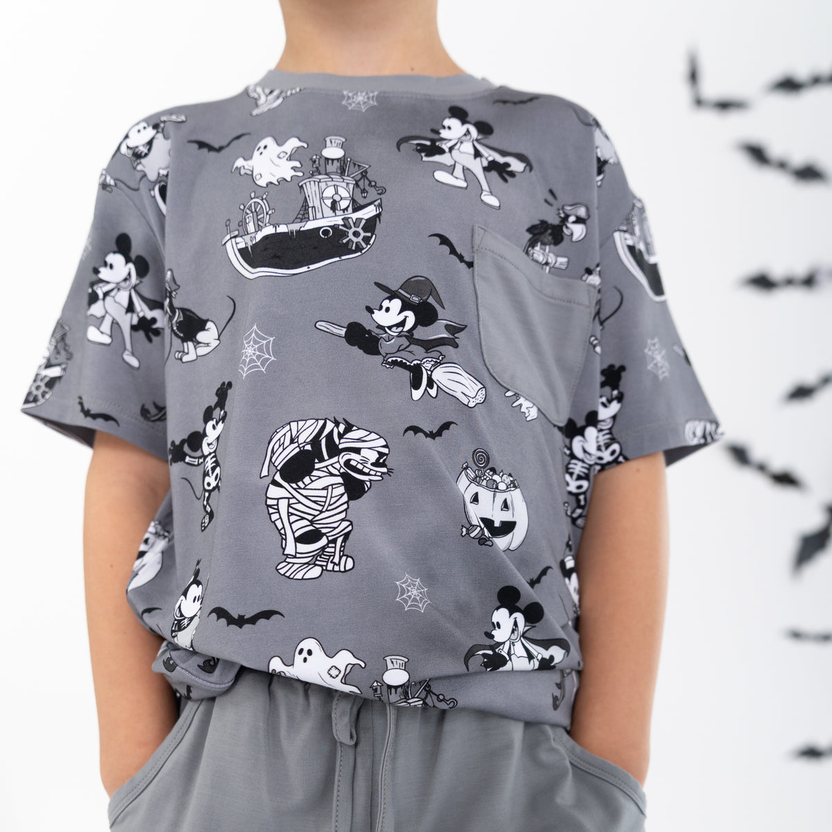 Haunted Steamboat Short Sleeve Jogger Set