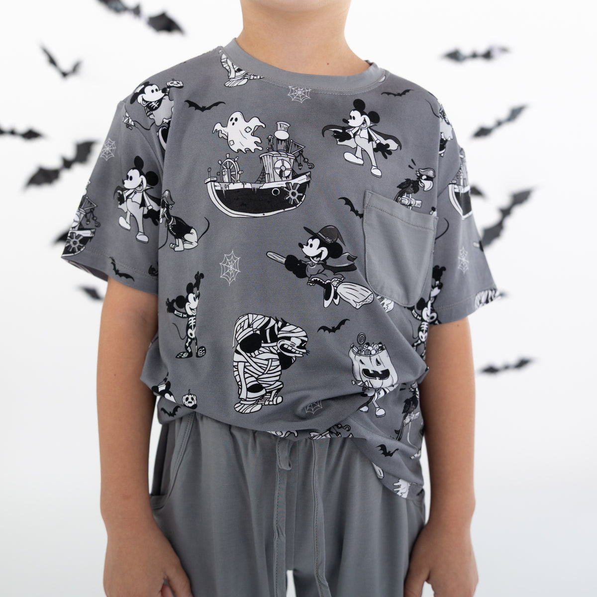 Haunted Steamboat Short Sleeve Jogger Set