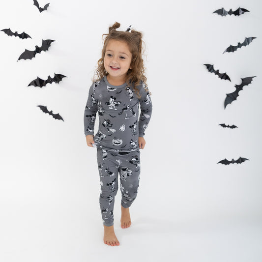 Haunted Steamboat 2pc Long Sleeve Pajamas