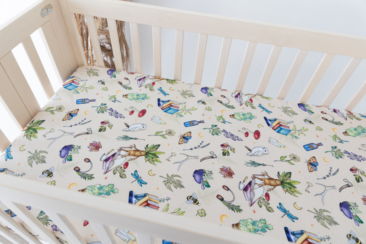 Magic Herbs Crib Sheet