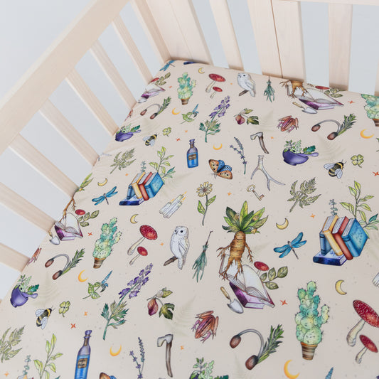 Magic Herbs Crib Sheet