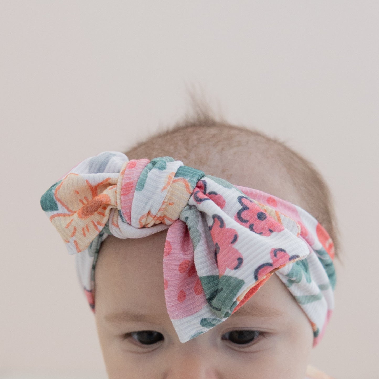 Strawberry Fields Ribbed Bow