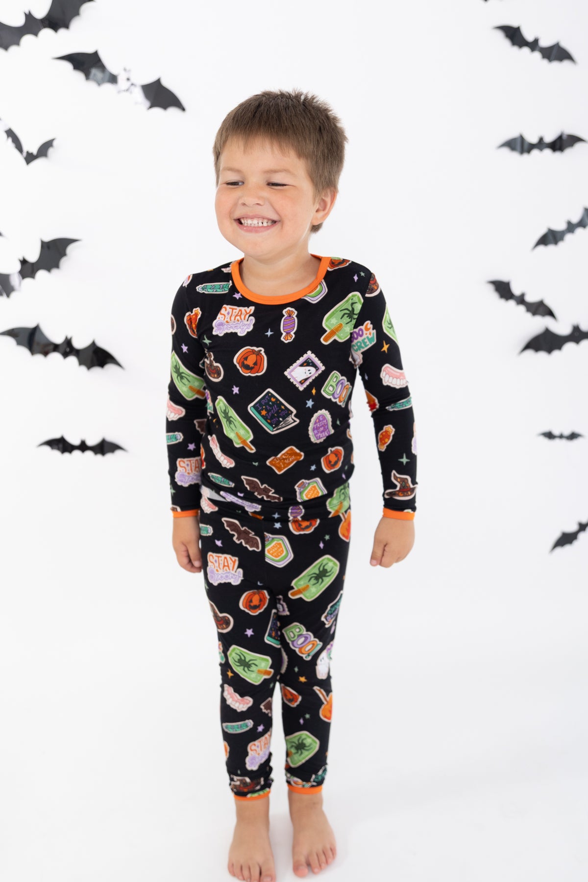 Spooky Icons 2pc Long Sleeve Pajamas