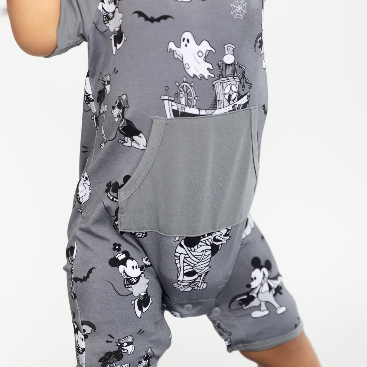 Haunted Steamboat Shortie Romper