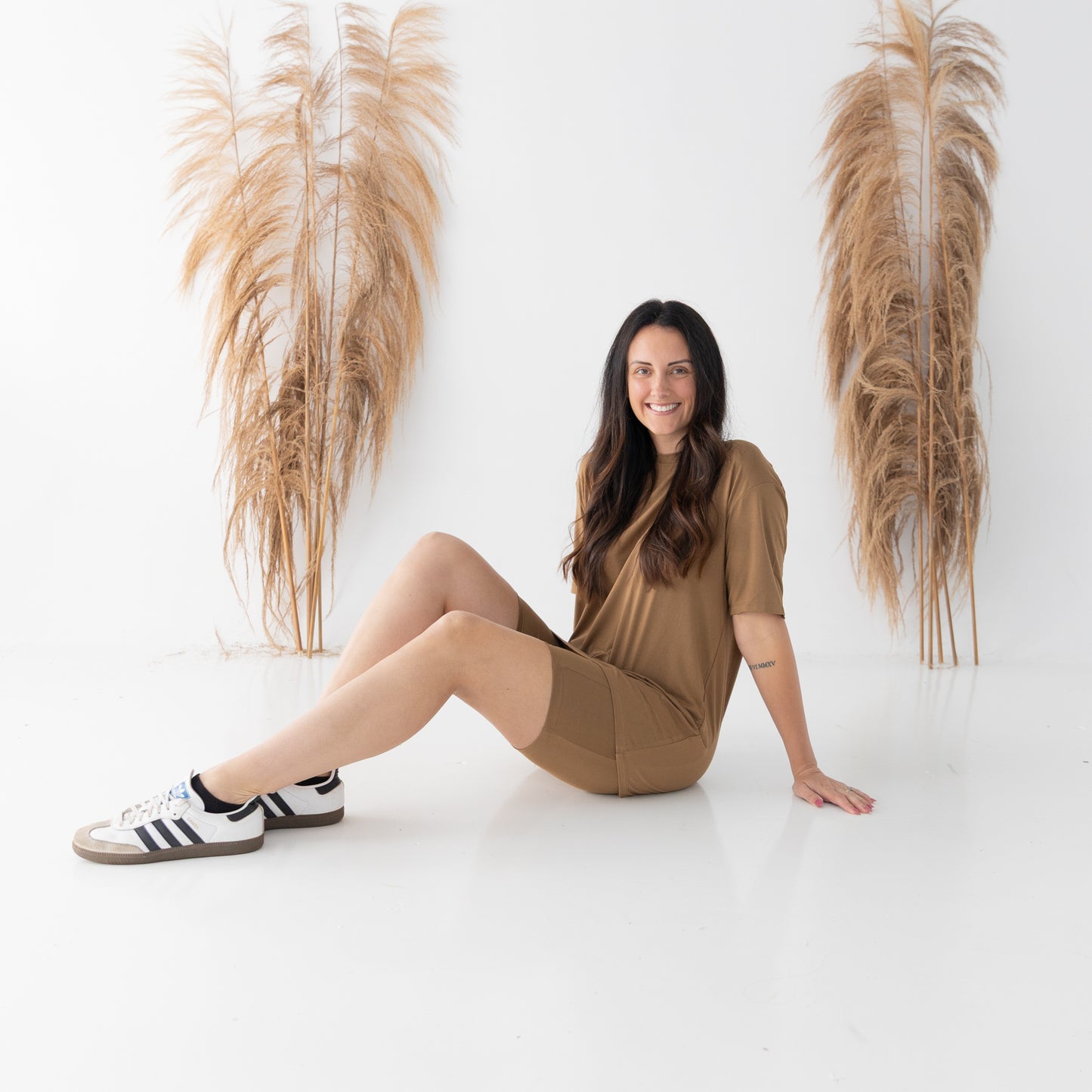 Magic Herbs Mocha Women's Biker Shorts